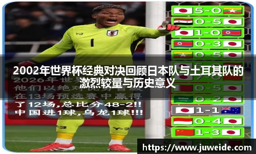2002年世界杯经典对决回顾日本队与土耳其队的激烈较量与历史意义